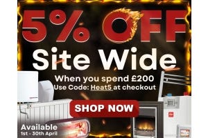 Save 5% Site-Wide with Code "Heat5"